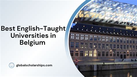 biology taught in english in belgium colleges